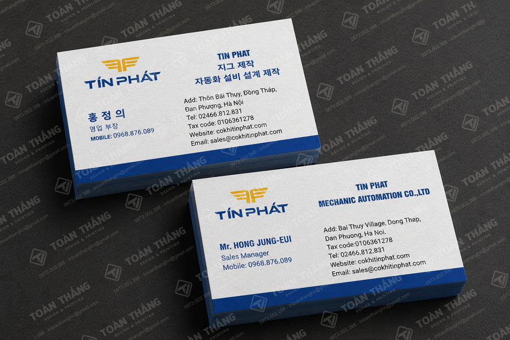 in name card cá nhân, in danh thiếp giám đốc, in danh thiếp doanh nhân, in card visit bất động sản