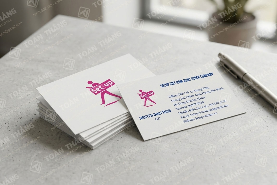 in name card cá nhân, in danh thiếp giám đốc, in danh thiếp doanh nhân, in card visit bất động sản