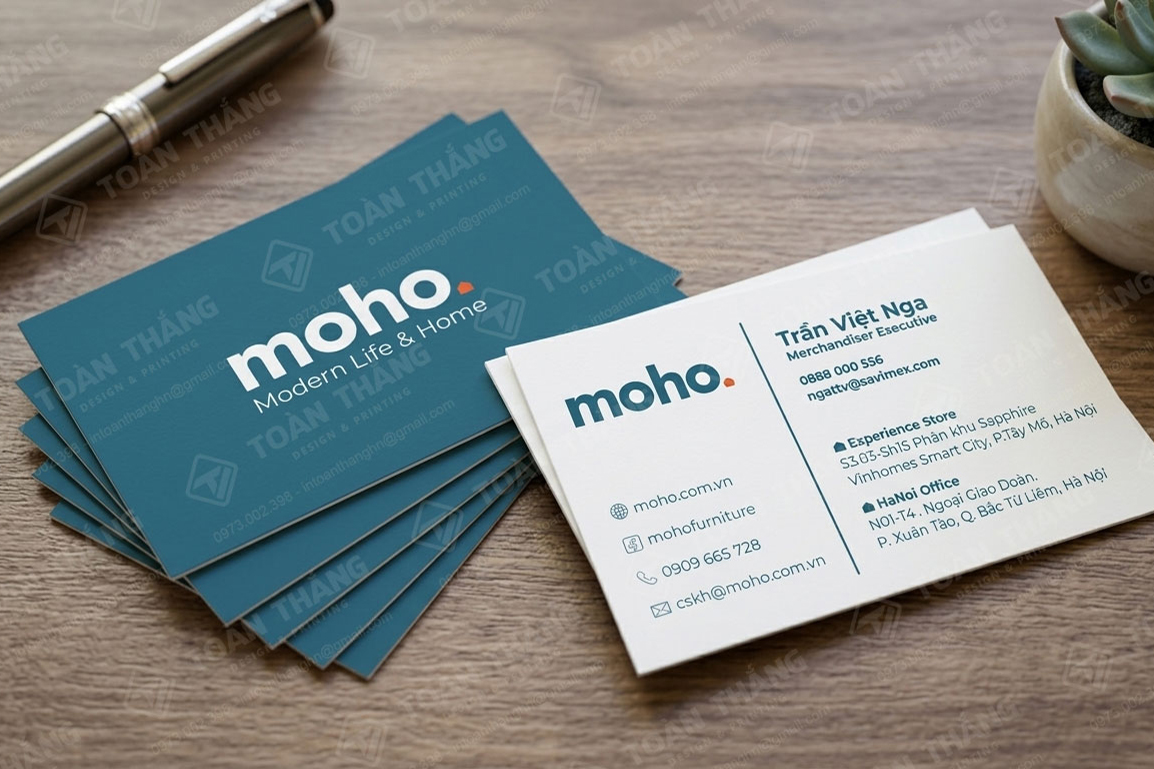in name card cá nhân, in danh thiếp giám đốc, in danh thiếp doanh nhân, in card visit bất động sản