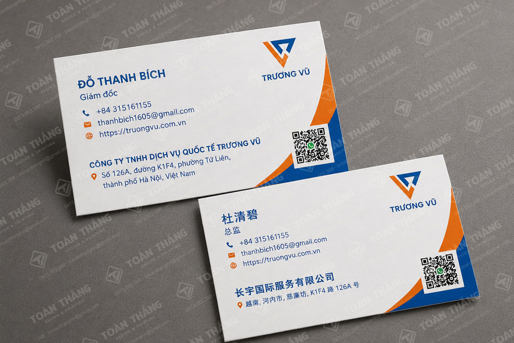 in name card cá nhân, in danh thiếp giám đốc, in danh thiếp doanh nhân, in card visit bất động sản