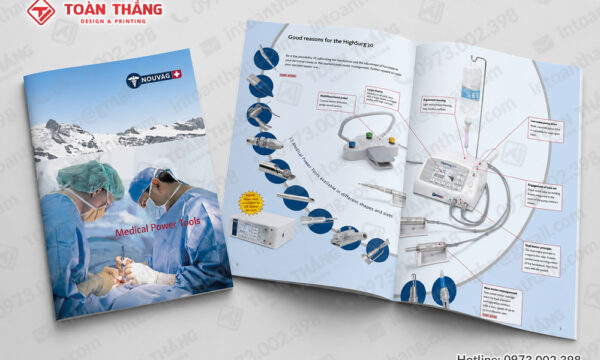 dịch vụ in catalogue ghim giữa
