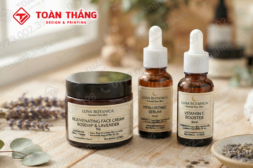 in tem nhãn mỹ phẩm