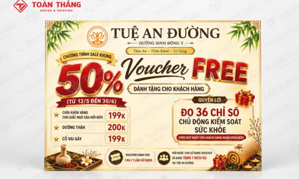 in tờ rơi đông y