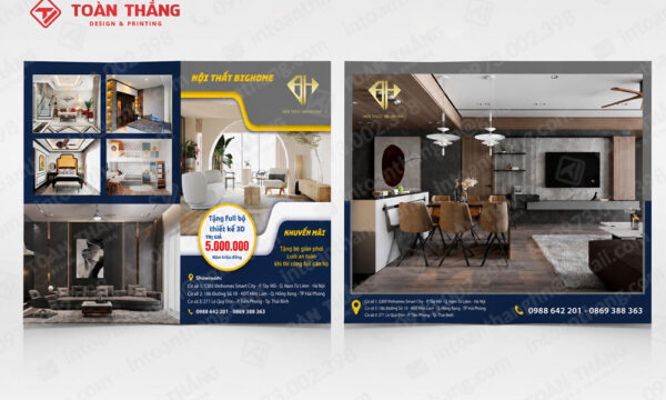 thiết kế mẫu tờ rơi nội thất, in tờ rơi nội thất, in tờ rơi A4