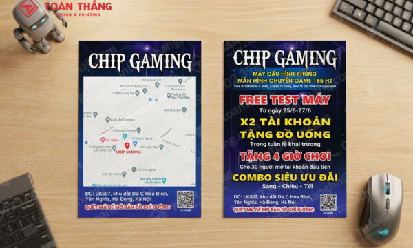 in tờ rơi quán game internet