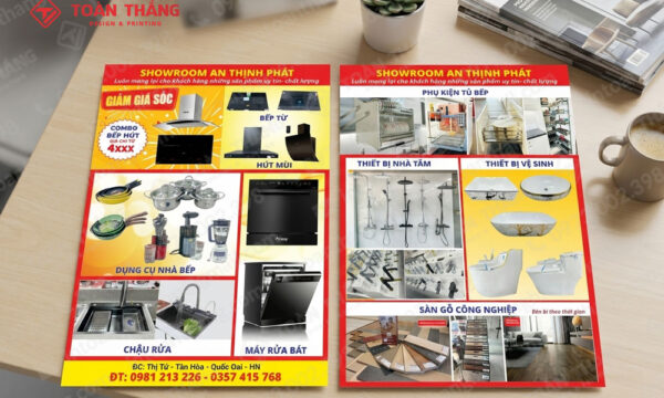 mẫu tờ rơi thiết bị vệ sinh