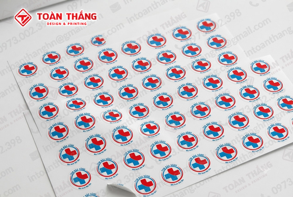 in tem bảo hành, tem vỡ