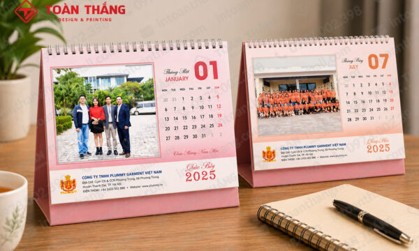 Thiết kế và in lịch độc quyền