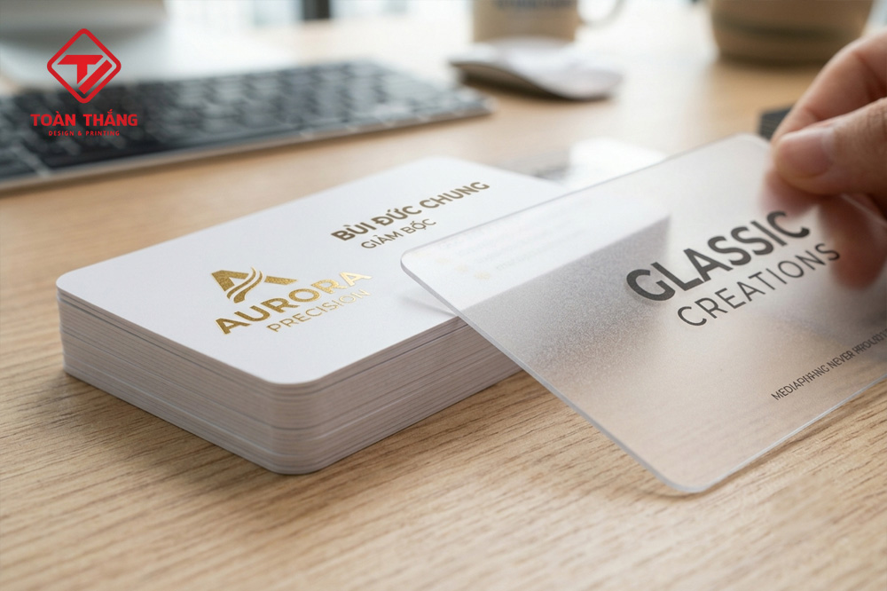 gia công card nhựa bo góc cán mờ