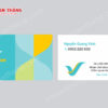 mẫu card taxi Xanh SM
