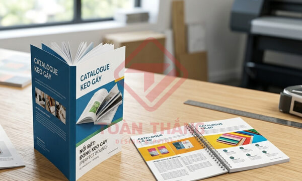 Các kiểu đóng catalogue A5 ghim giữa keo gáy lò xo