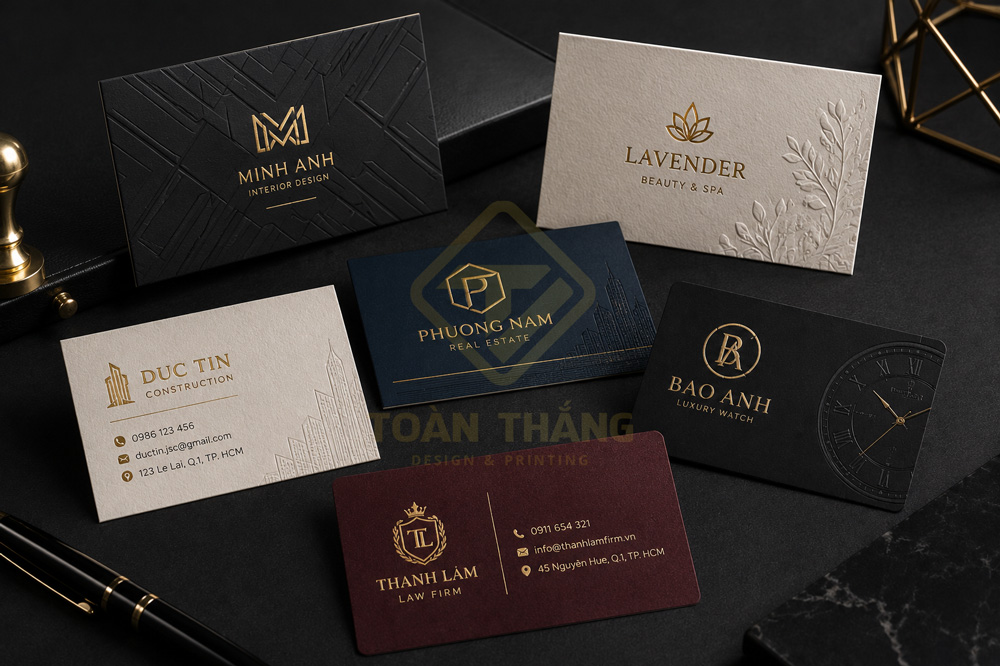 gia-công-namecard-cao-cấp-ép-kim-dập-nổi-phủ-UV