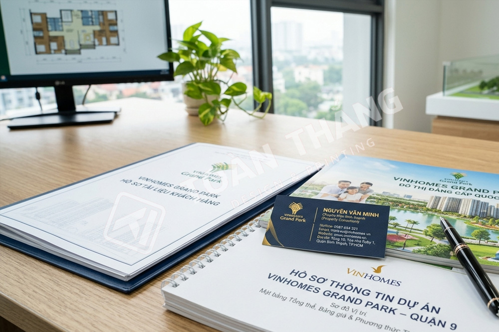 in danh thiếp bất động sản chuyên nghiệp