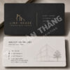 in danh thiếp kiến trúc nội thất chuyên nghiệp