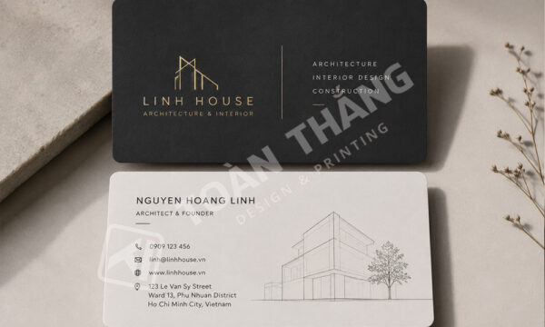 in danh thiếp kiến trúc nội thất chuyên nghiệp
