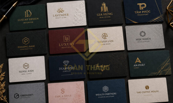 mẫu namecard giấy mỹ thuật theo ngành nghề