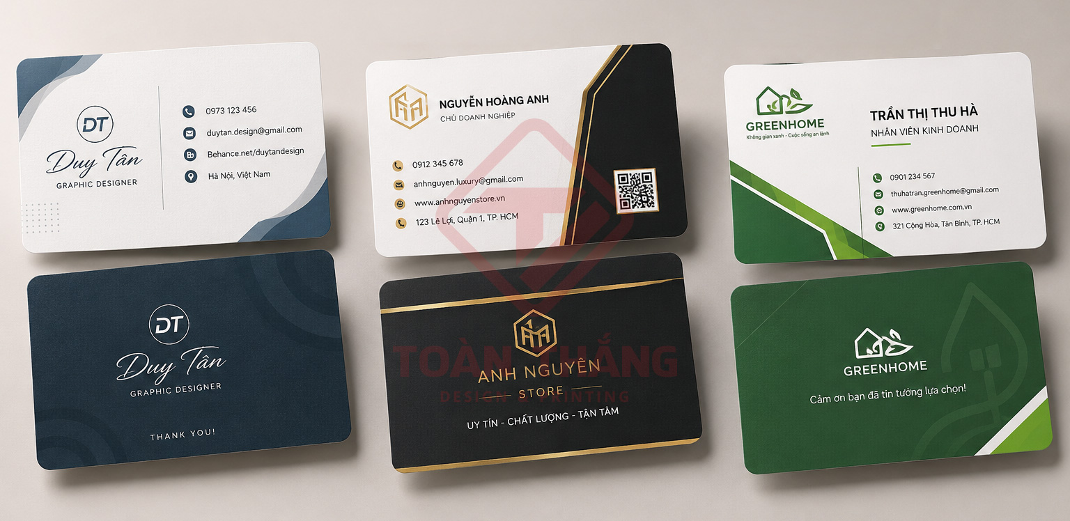 in namecard số lượng ít cho cá nhân và người kinh doanh