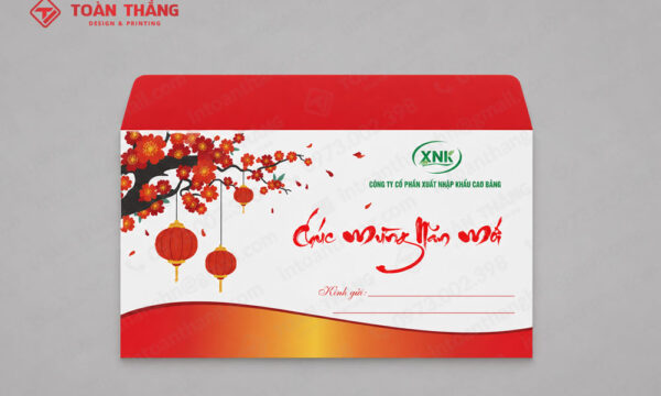 mẫu phong bì tết