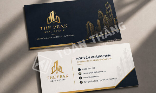 mẫu in card bất động sản