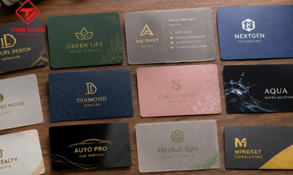 mẫu card nhựa theo ngành nghề