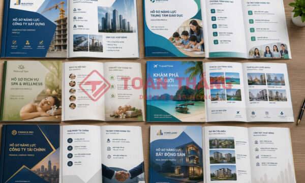 Mẫu in catalogue dịch vụ chuyên nghiệp giúp doanh nghiệp giới thiệu dịch vụ hiệu quả