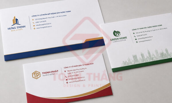 mẫu phong bì công ty đẹp chuyên nghiệp