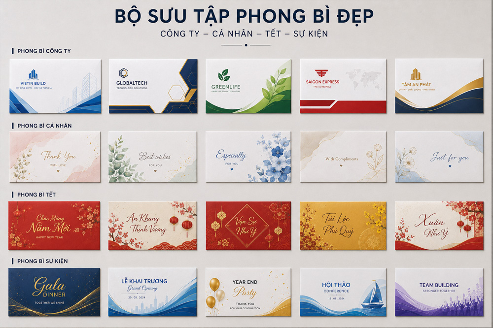 in phong bì theo yêu cầu đẹp chuyên nghiệp