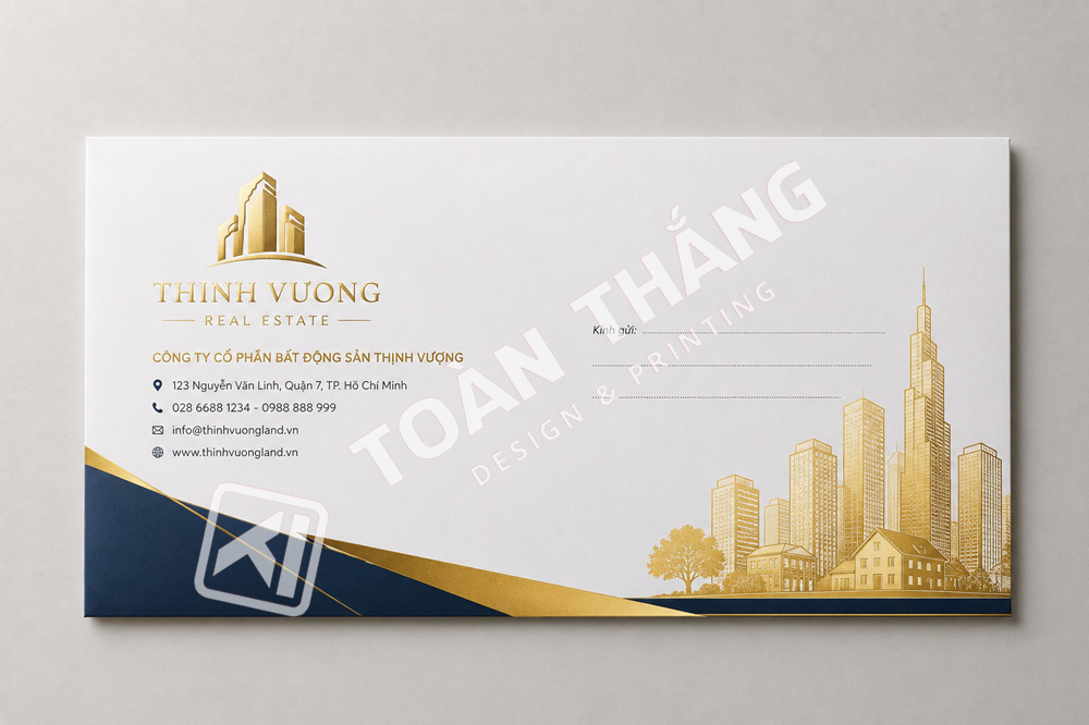 phong bì công ty ép nhũ cán mờ