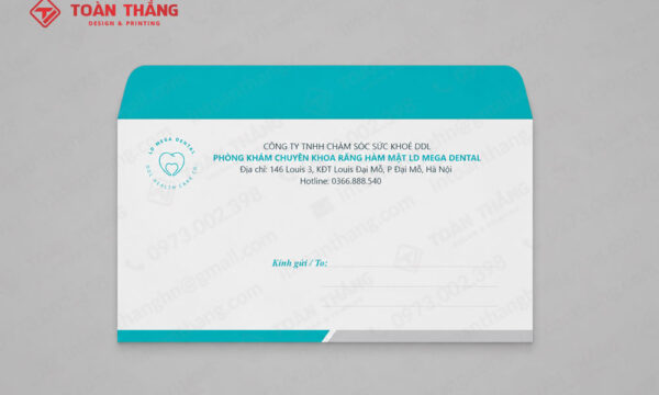 mẫu phong bì phòng khám